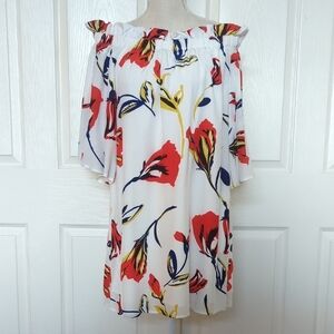 Corey Lynn Calter Floral Off-Shoulder Women Top